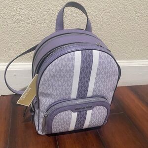 Michael Kors Jaycee Orchid Purple Lilac Backpack